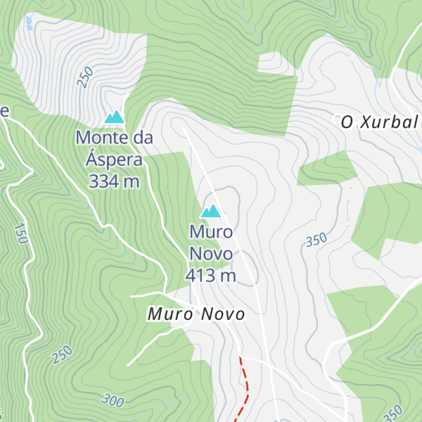 Map of Muro Novo