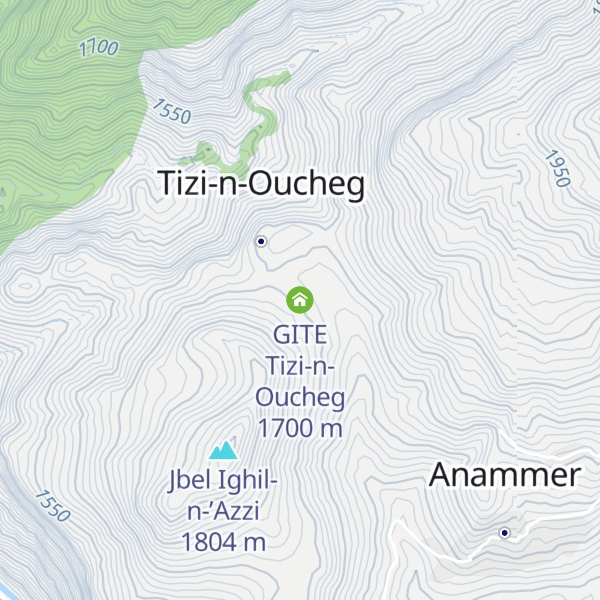 Map of GITE Tizi-n-Oucheg