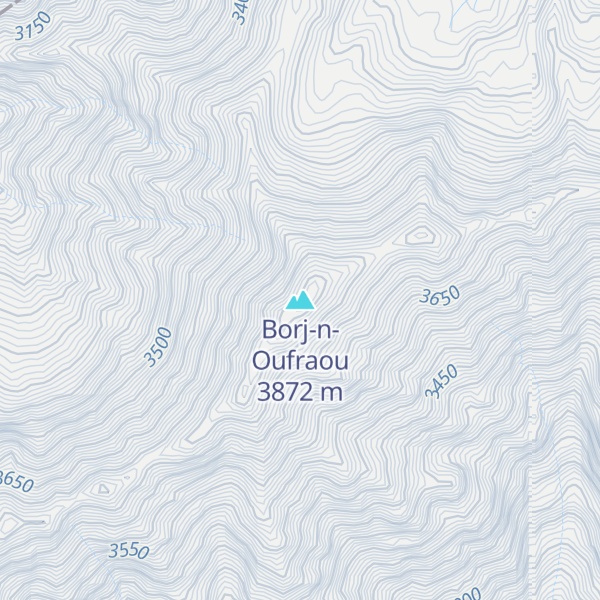 Map of Borj-n-Oufraou