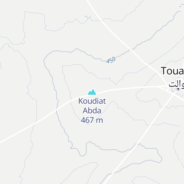 Map of Koudiat Abda