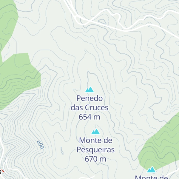 Map of Penedo das Cruces