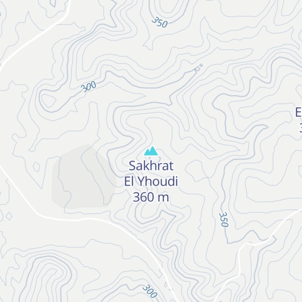 Map of Sakhrat El Yhoudi