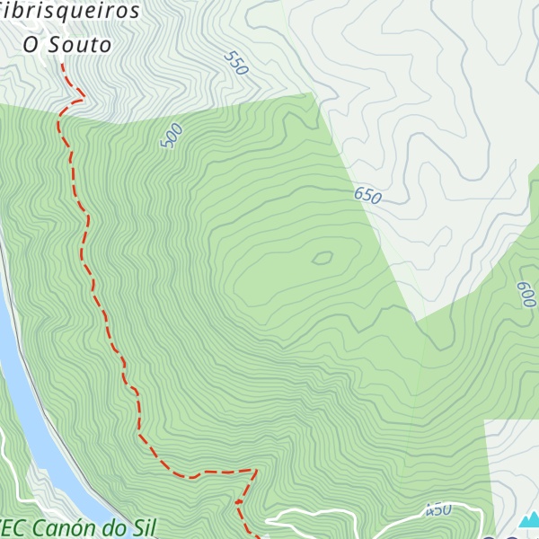 Map of Pena Pombeira