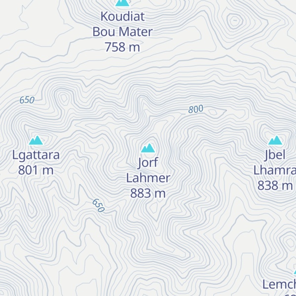 Map of Jorf Lahmer
