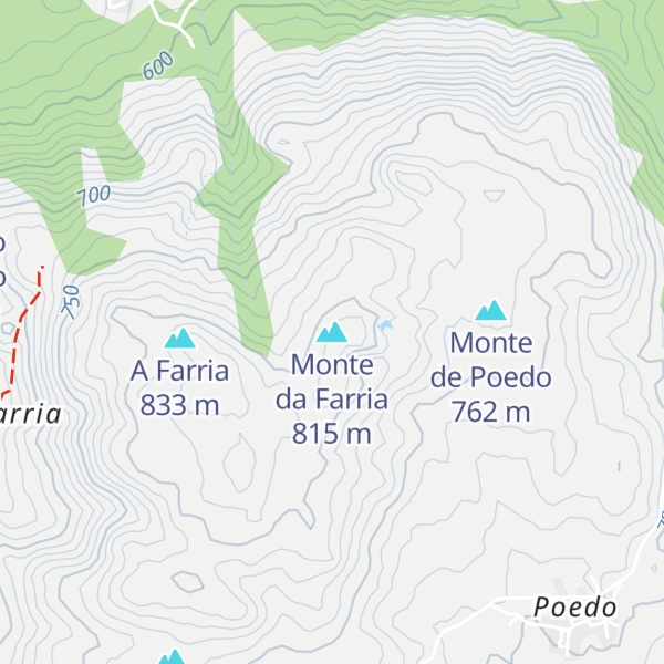 Map of Monte da Farria