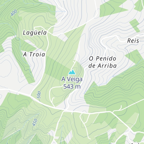 Map of A Veiga