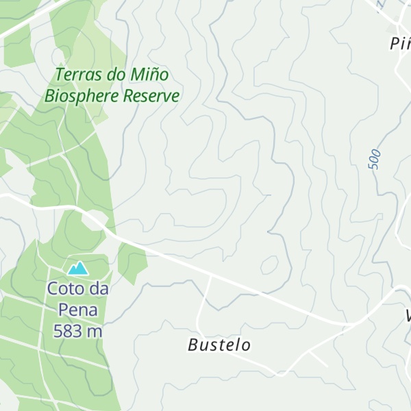 Map of Pico de Lourido