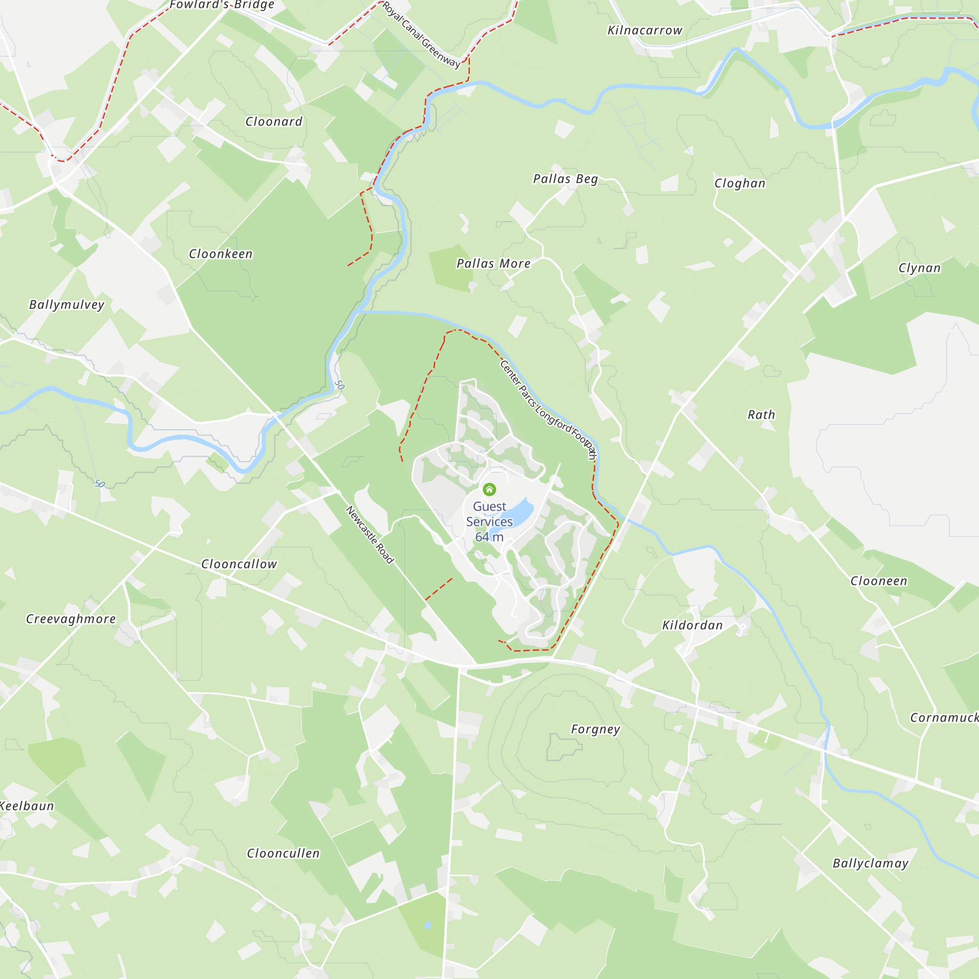 Guest Services map