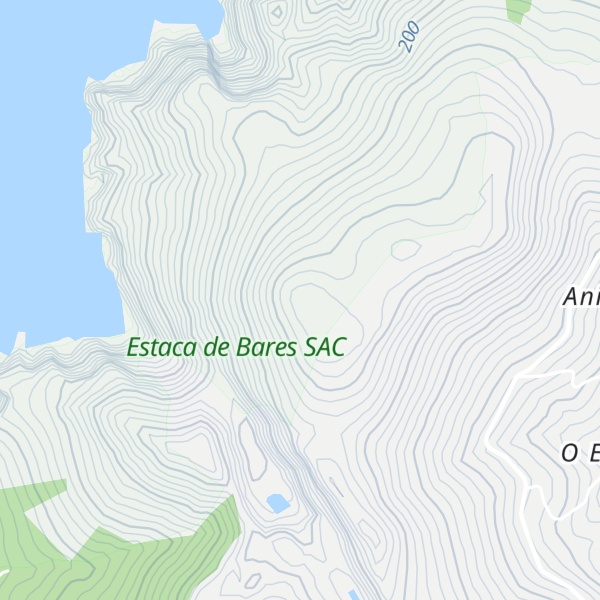Map of O Chao da Caldeira