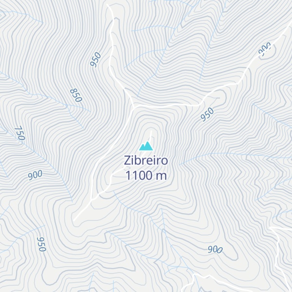 Map of Zibreiro