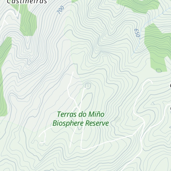 Map of O Peñote
