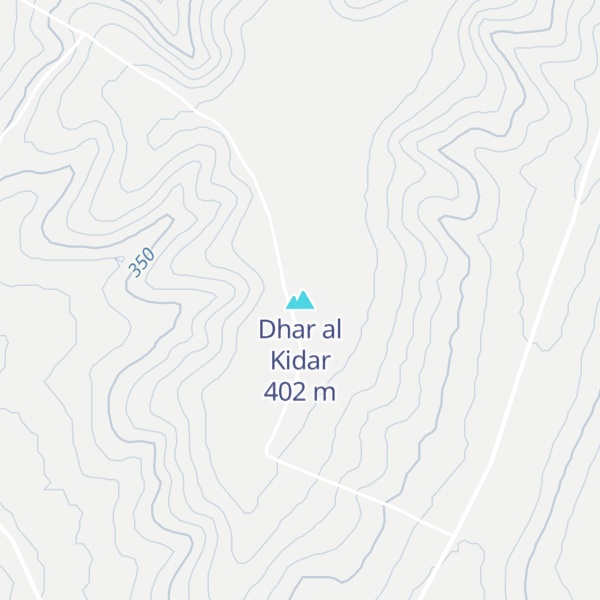 Map of Dhar al Kidar