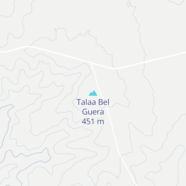 Map of Talaa Bel Guera