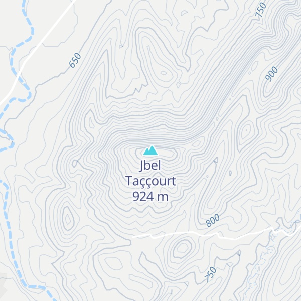 Map of Jbel Taççourt