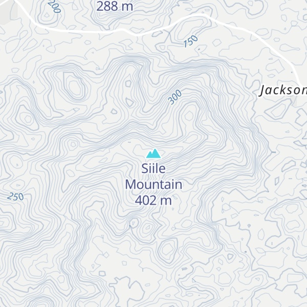 Map of Siile Mountain