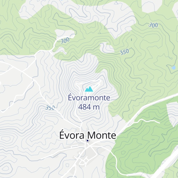 Map of Évoramonte