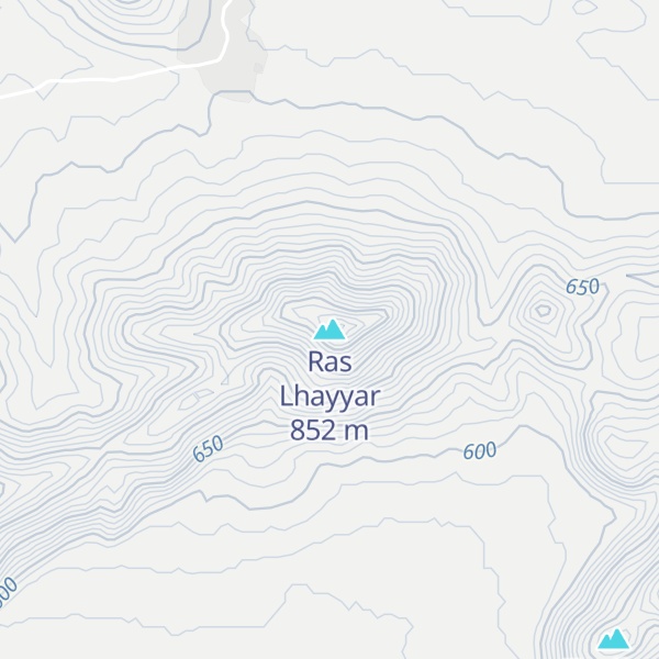 Map of Ras Lhayyar