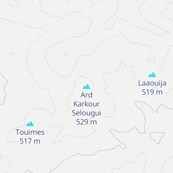 Map of Ard Karkour Selougui