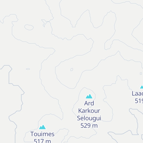 Map of Koudiat Karkour Slougui