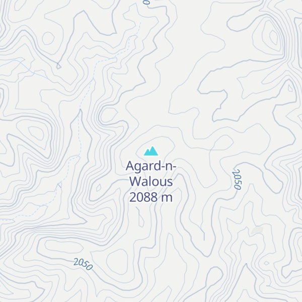Map of Agard-n-Walous