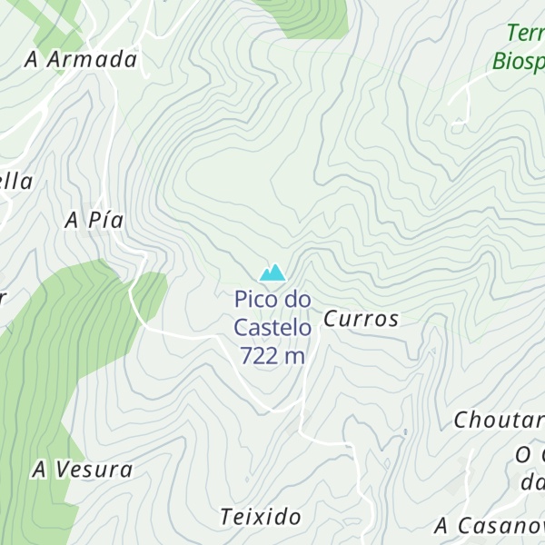 Map of Pico do Castelo
