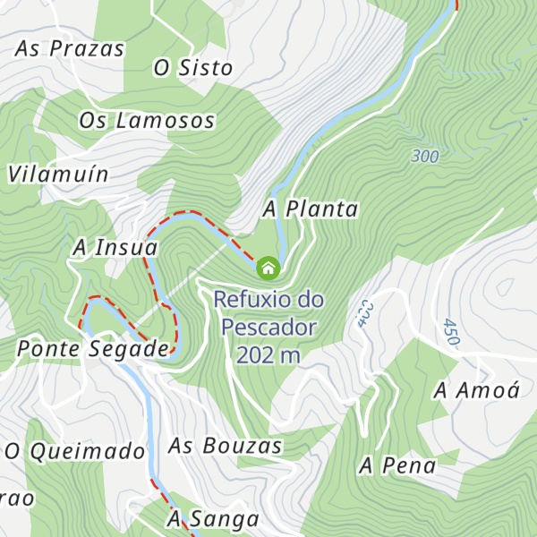 Map of Refuxio do Pescador