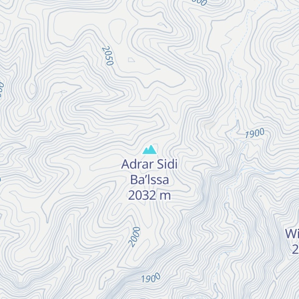 Map of Adrar Sidi Ba’lssa