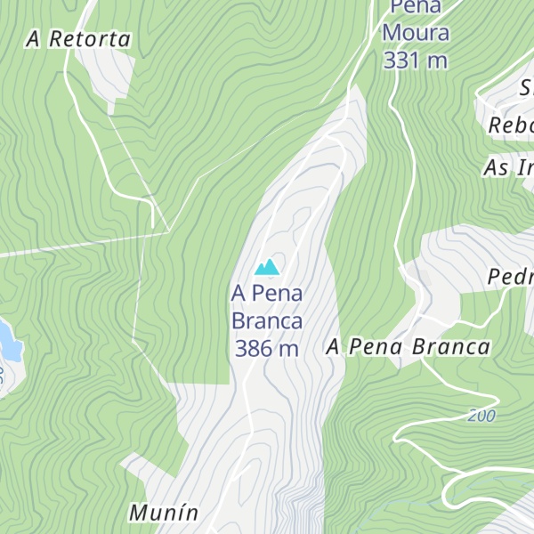 Map of A Pena Branca
