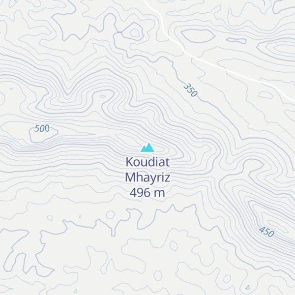Map of Koudiat Mhayriz