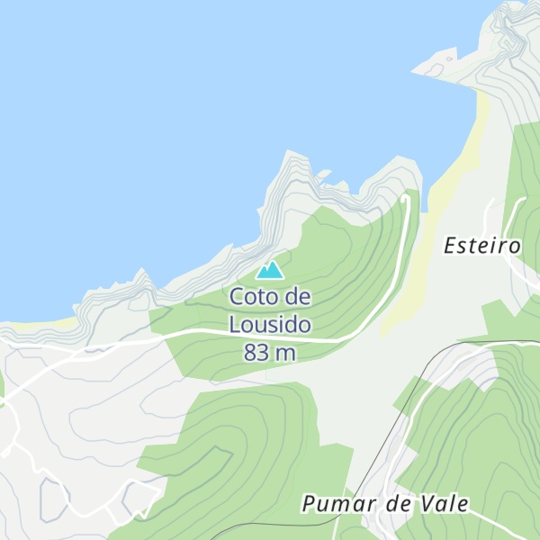 Map of Coto de Lousido