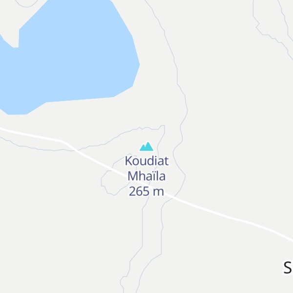 Map of Koudiat Mhaïla