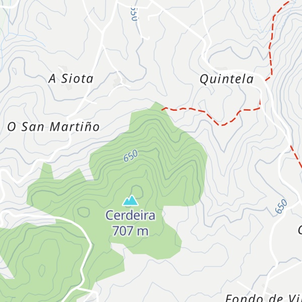 Map of Monte da Cruz das Corgas