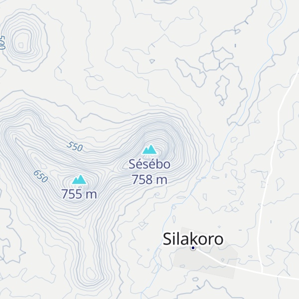 Map of Sésébo