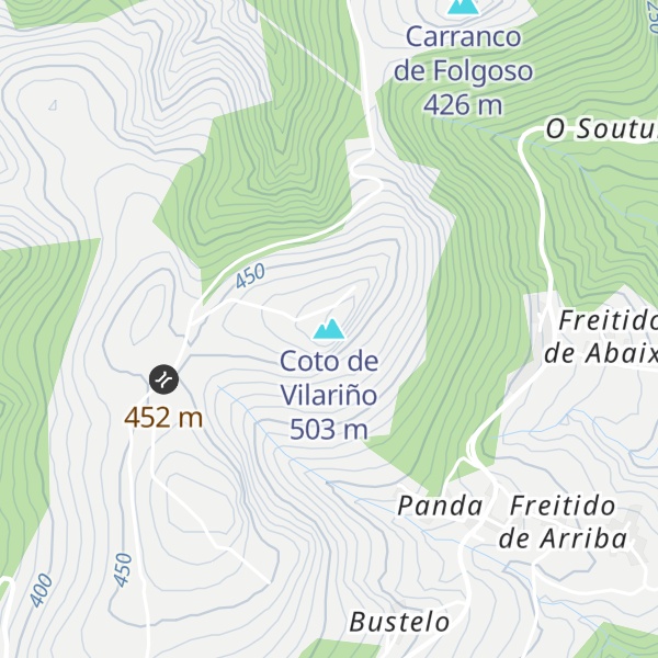 Map of Coto de Vilariño