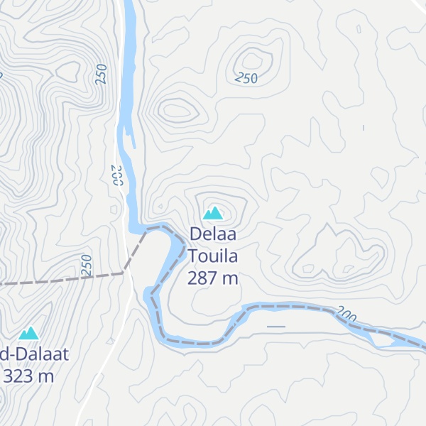 Map of Delaa Touila
