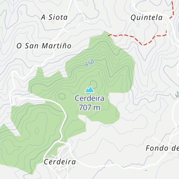 Map of Cerdeira