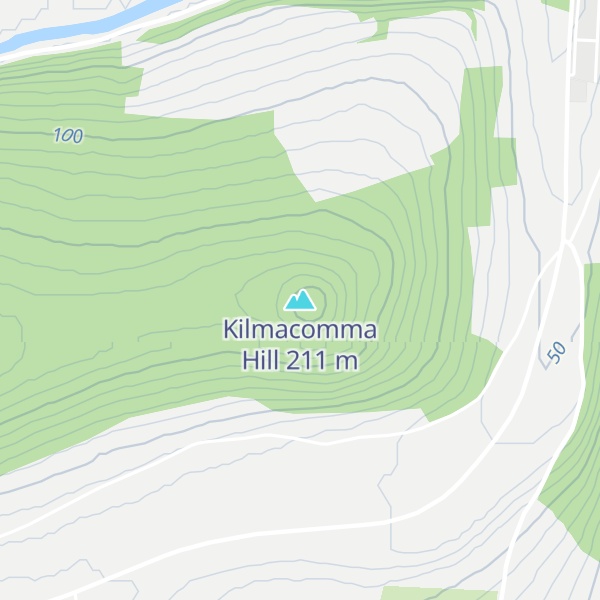 Map of Kilmacomma Hill