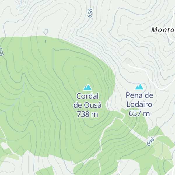 Map of Cordal de Ousá