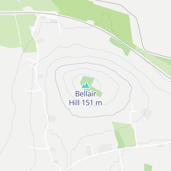 Map of Bellair Hill