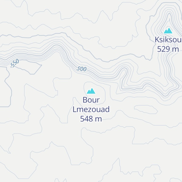 Map of Bour Lmezouad