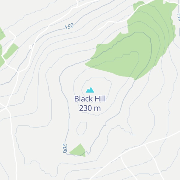 Map of Black Hill