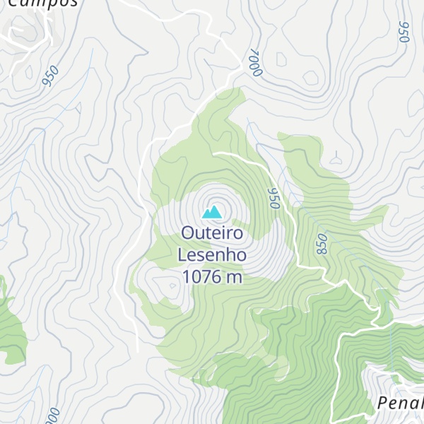 Map of Outeiro Lesenho