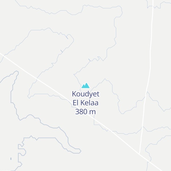 Map of Koudyet El Kelaa