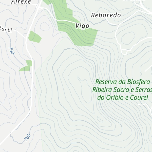 Map of Pena Castrela
