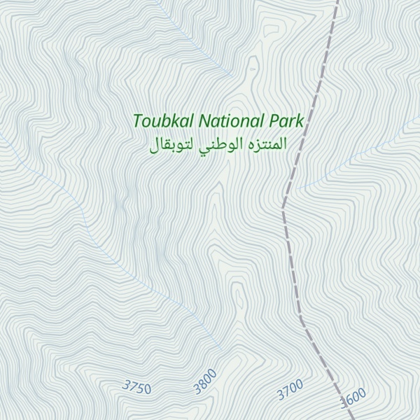 Map of Adrar n’Tarourht