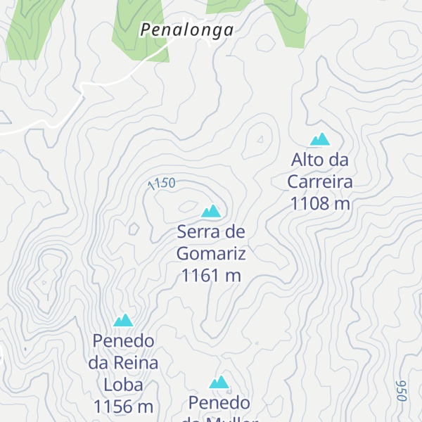 Map of Serra de Gomariz
