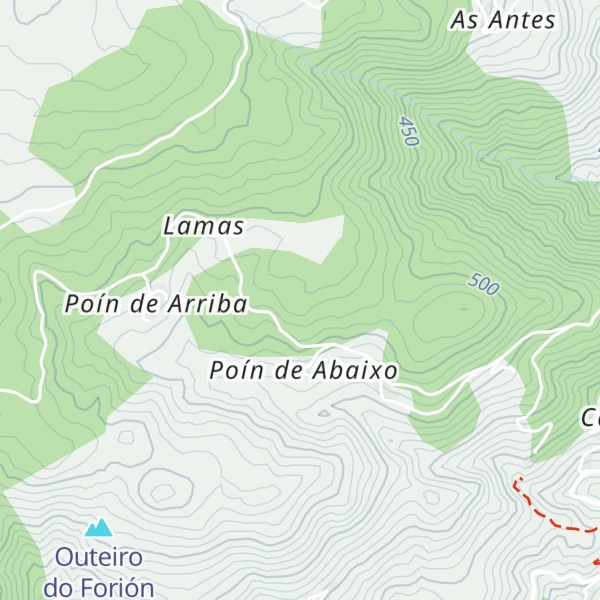 Map of Monte das Cales