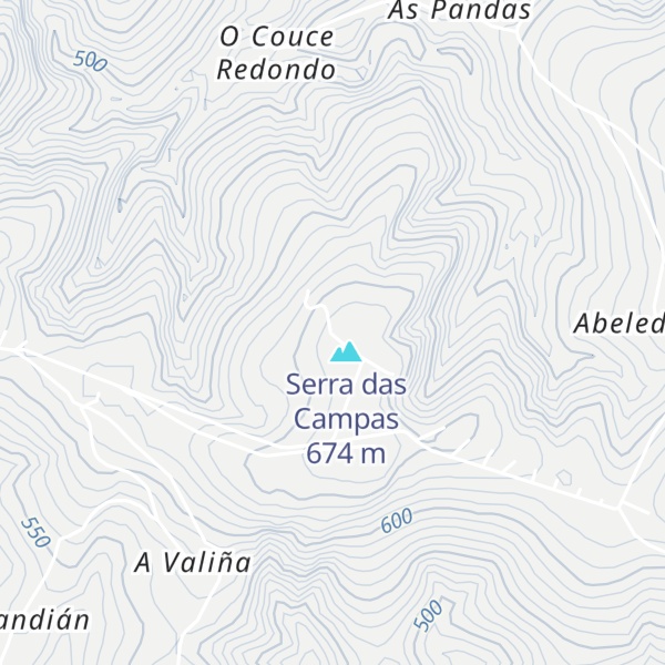 Map of Alto de San Xoán
