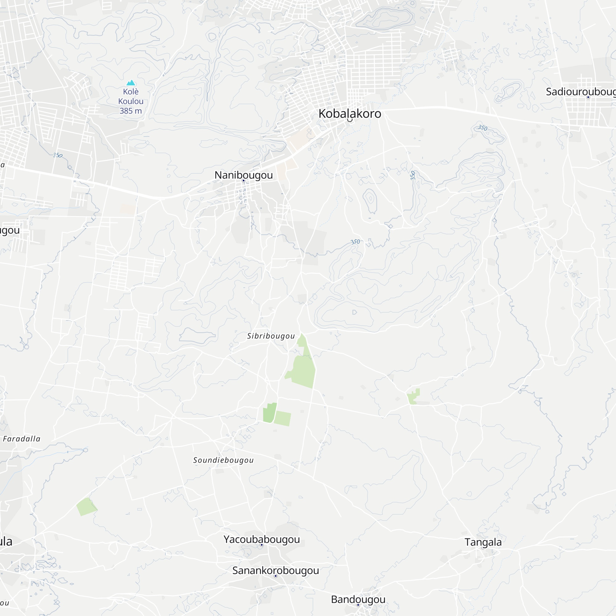 Lieu terrain baguineda map