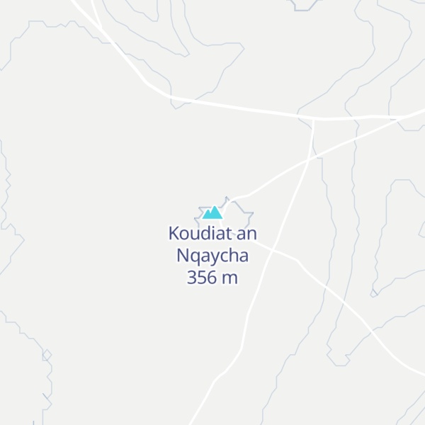 Map of Koudiat an Nqaycha